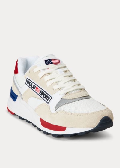 Zapatillas Polo Ralph Lauren Hombre Blancos - Trackster 100 - DPYHQ6970